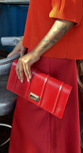 Load image into Gallery viewer, MW Clutch Scarlet Red Calfskin