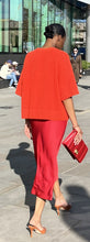 Load image into Gallery viewer, MW Clutch Scarlet Red Calfskin