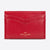 MW Card Holder Scarlet Red Calfskin