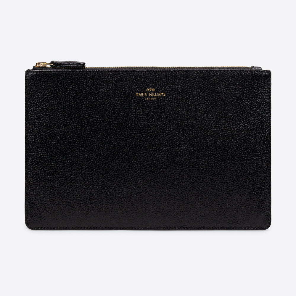 MW Pouch Black Calfskin