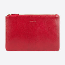 Load image into Gallery viewer, MW Pouch Scarlet Red Calfskin