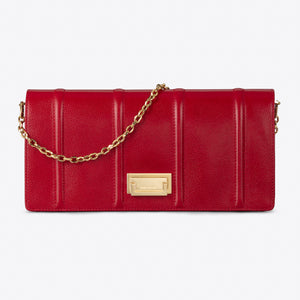 MW Clutch Scarlet Red Calfskin