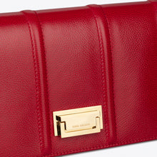 Load image into Gallery viewer, MW Clutch Scarlet Red Calfskin