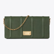 Load image into Gallery viewer, MW Clutch Forest Green Calfskin