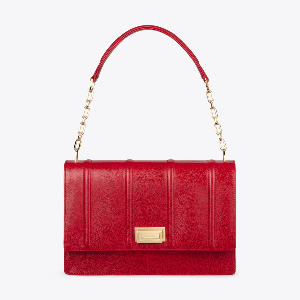 MW Flap Classic Scarlet Red Calfskin