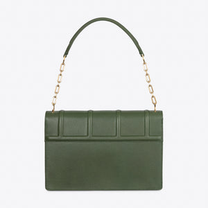 MW Flap Classic Forest Green Calfskin