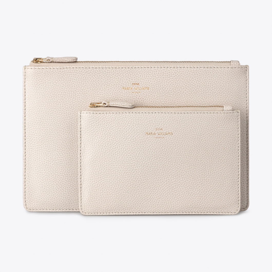 MW Small Pouch Oyster Calfskin