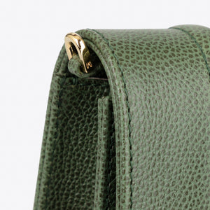 MW Clutch Forest Green Calfskin