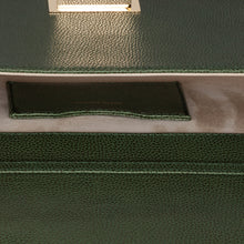 Load image into Gallery viewer, MW Clutch Forest Green Calfskin